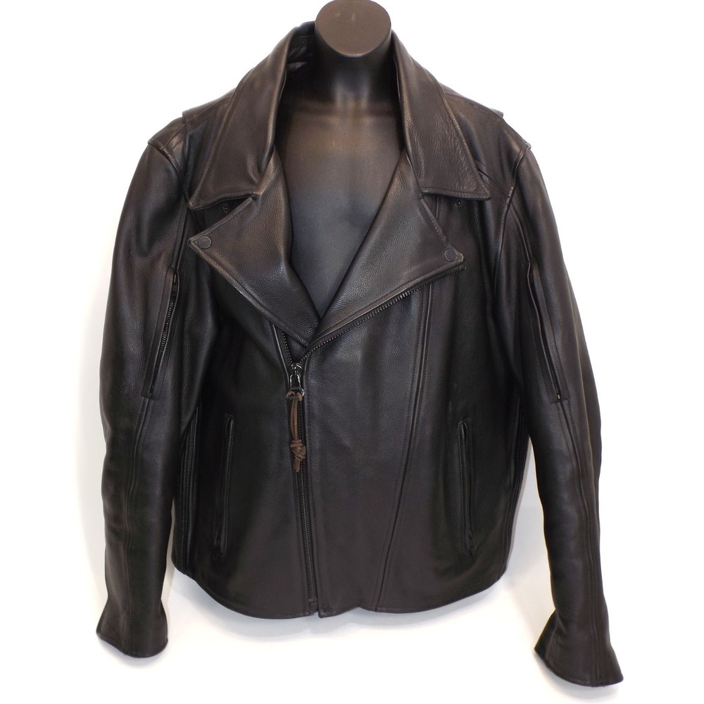 Wilson Leather HEAVY Motorcycle Jacket & thinsulate removable lining - Men's XL